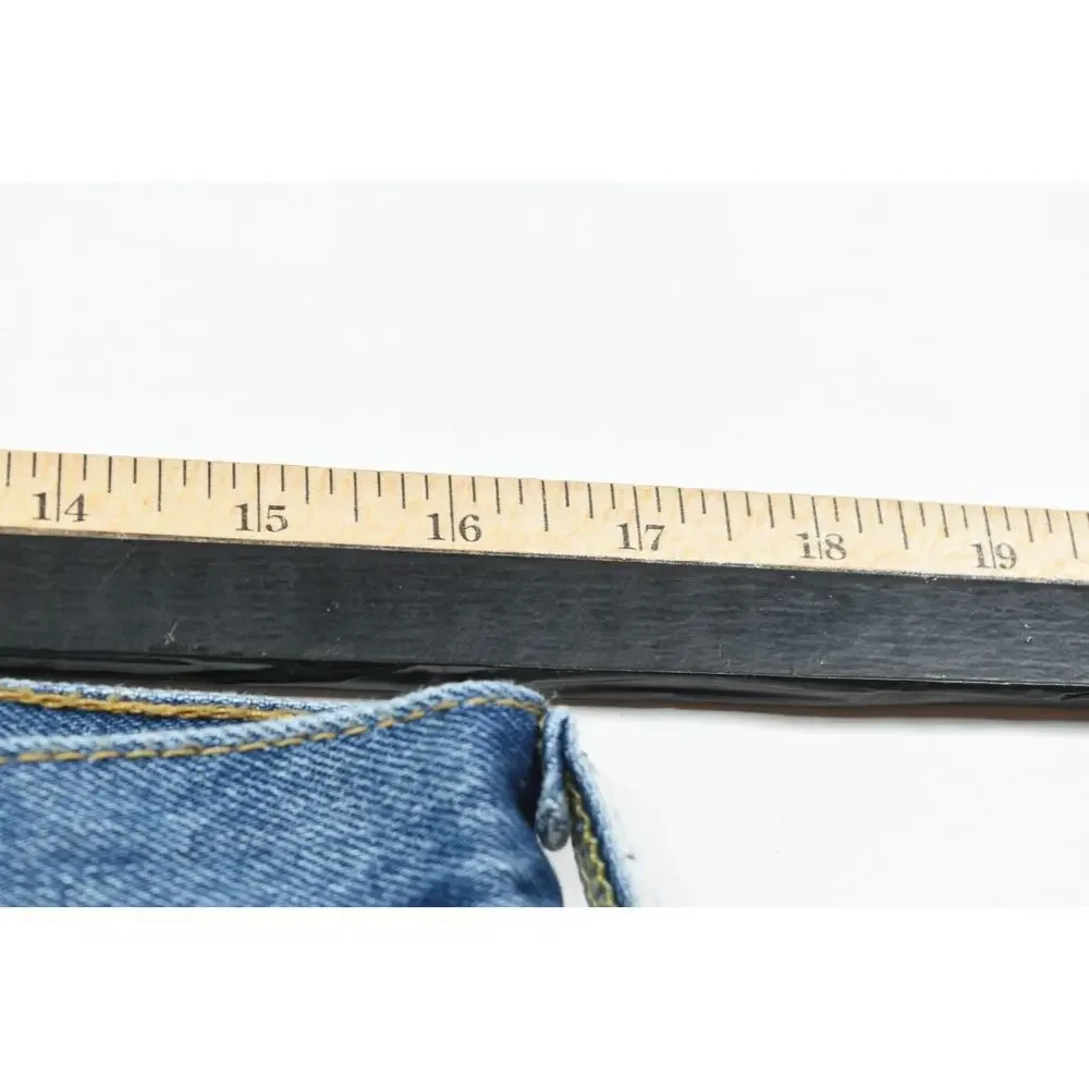 Levis 517 Boot Cut Jeans Mens 33x34 Blue Slim Fit High Rise Cotton Denim